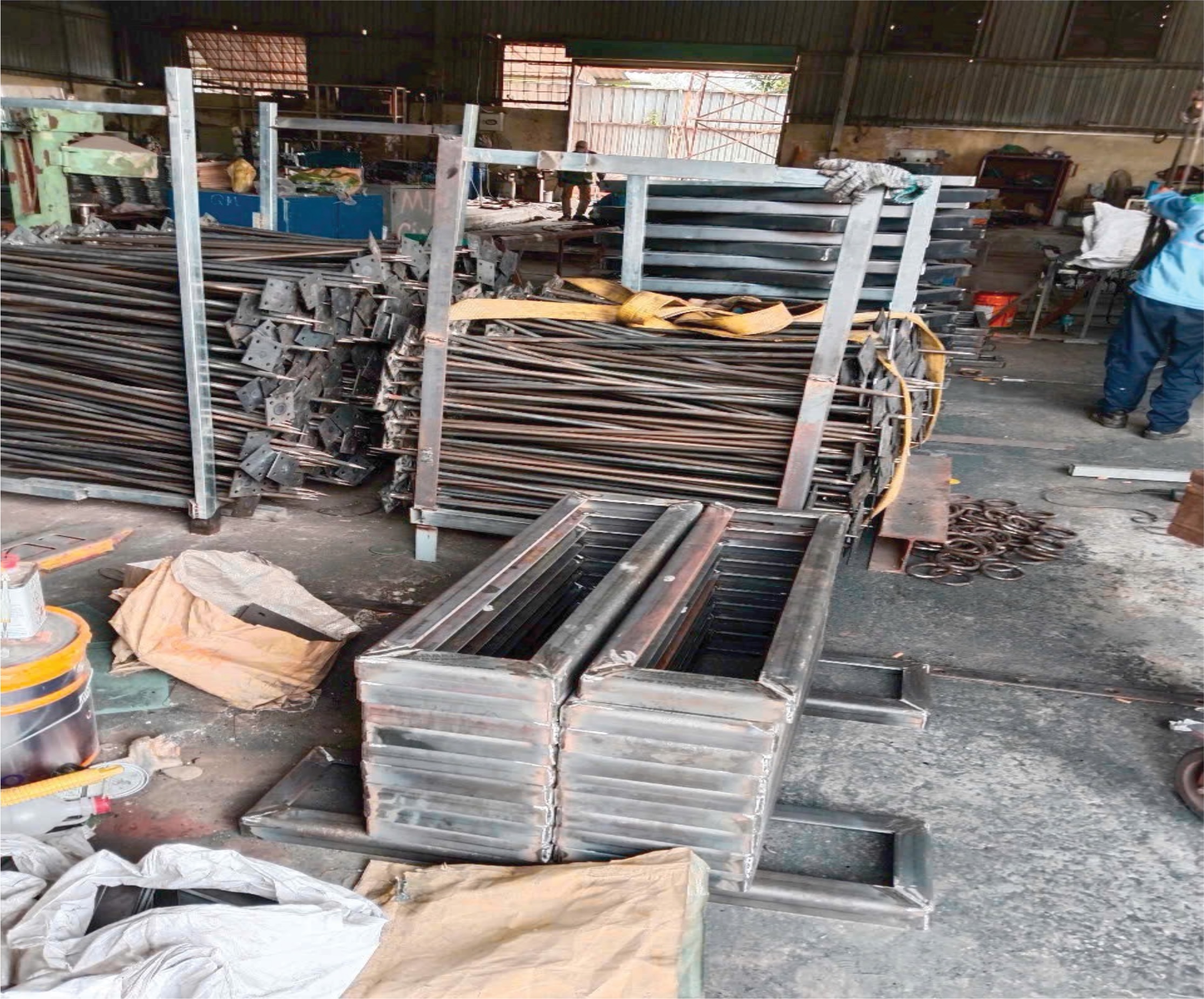 Gia công, nhúng nóng mạ kẽm công trình Giao thông ĐHQG TP HCM
